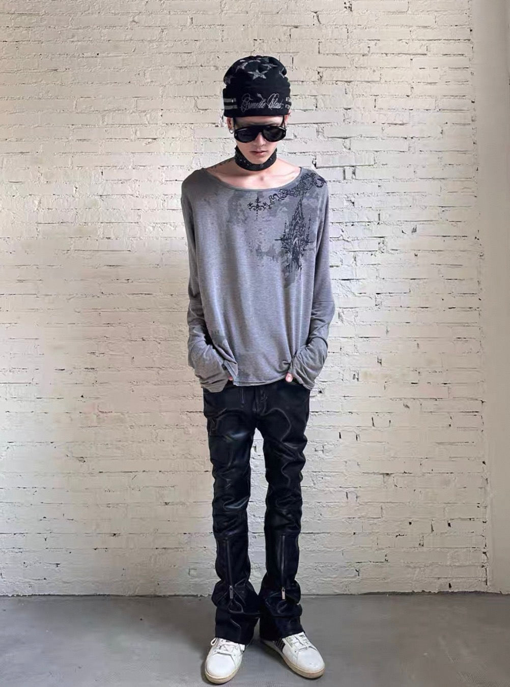 FROMTHEISLAND PU leather Pants