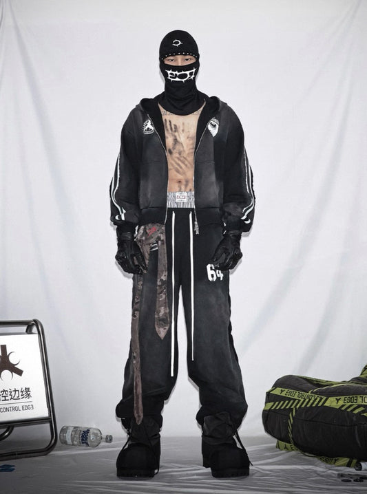 LOSECONTROLEDGE Hoodie&Pants Set Up