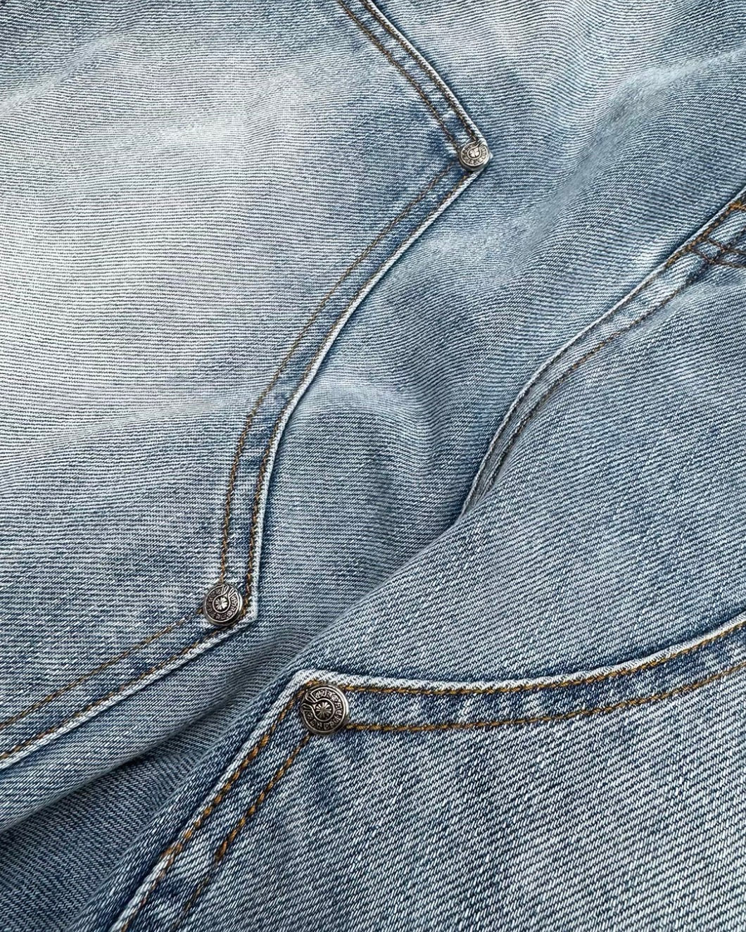 RYE CHASIN Cross Wash Denim Pants