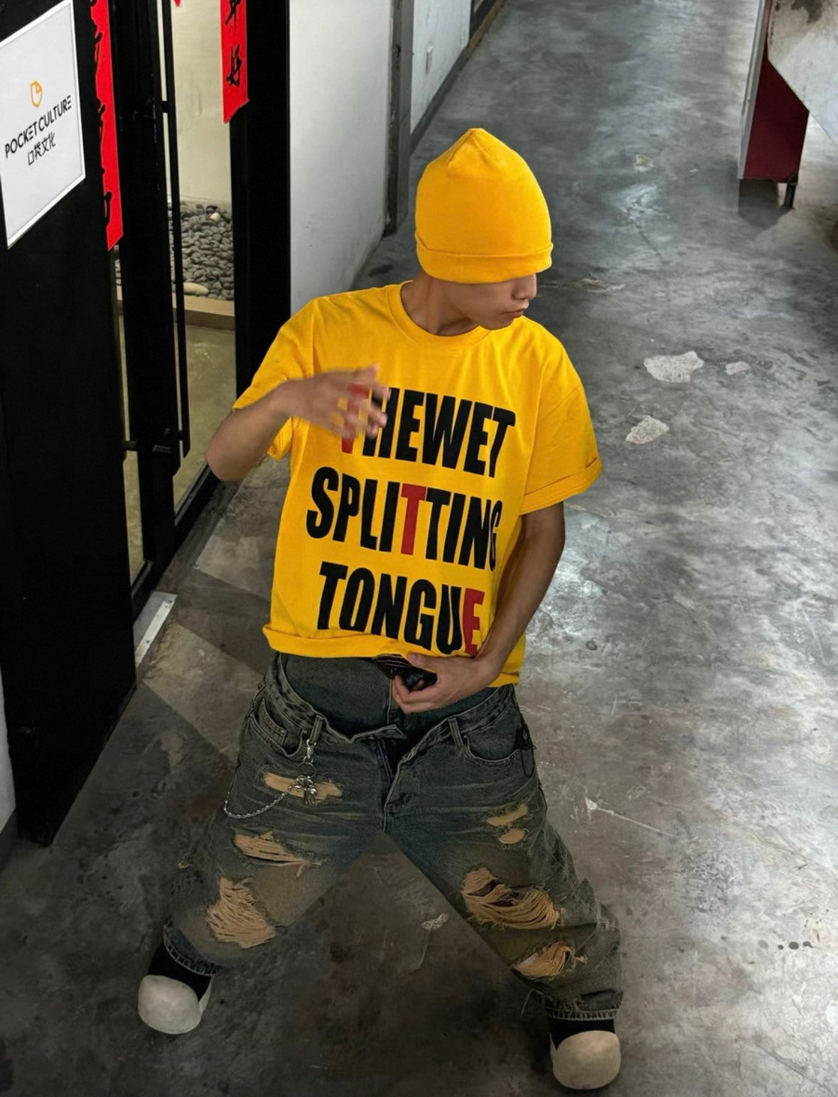 THEWET Double Waist Pants