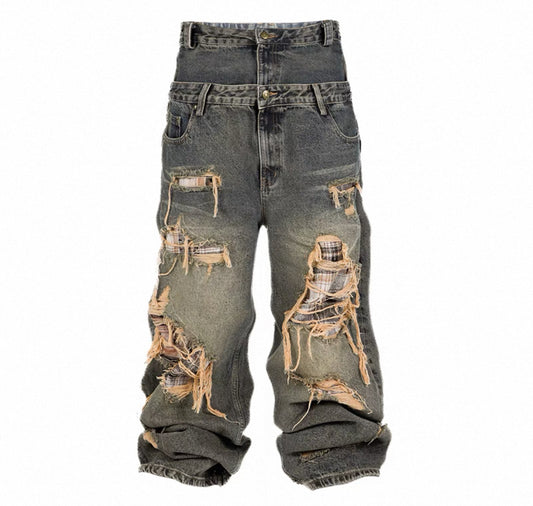 THEWET Double Waist Pants