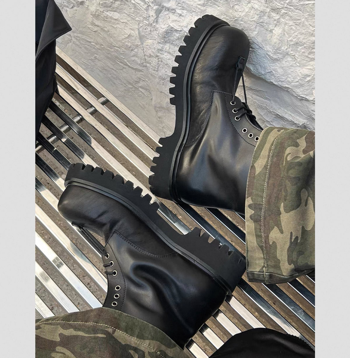 HANQIAORJI Platform Boots