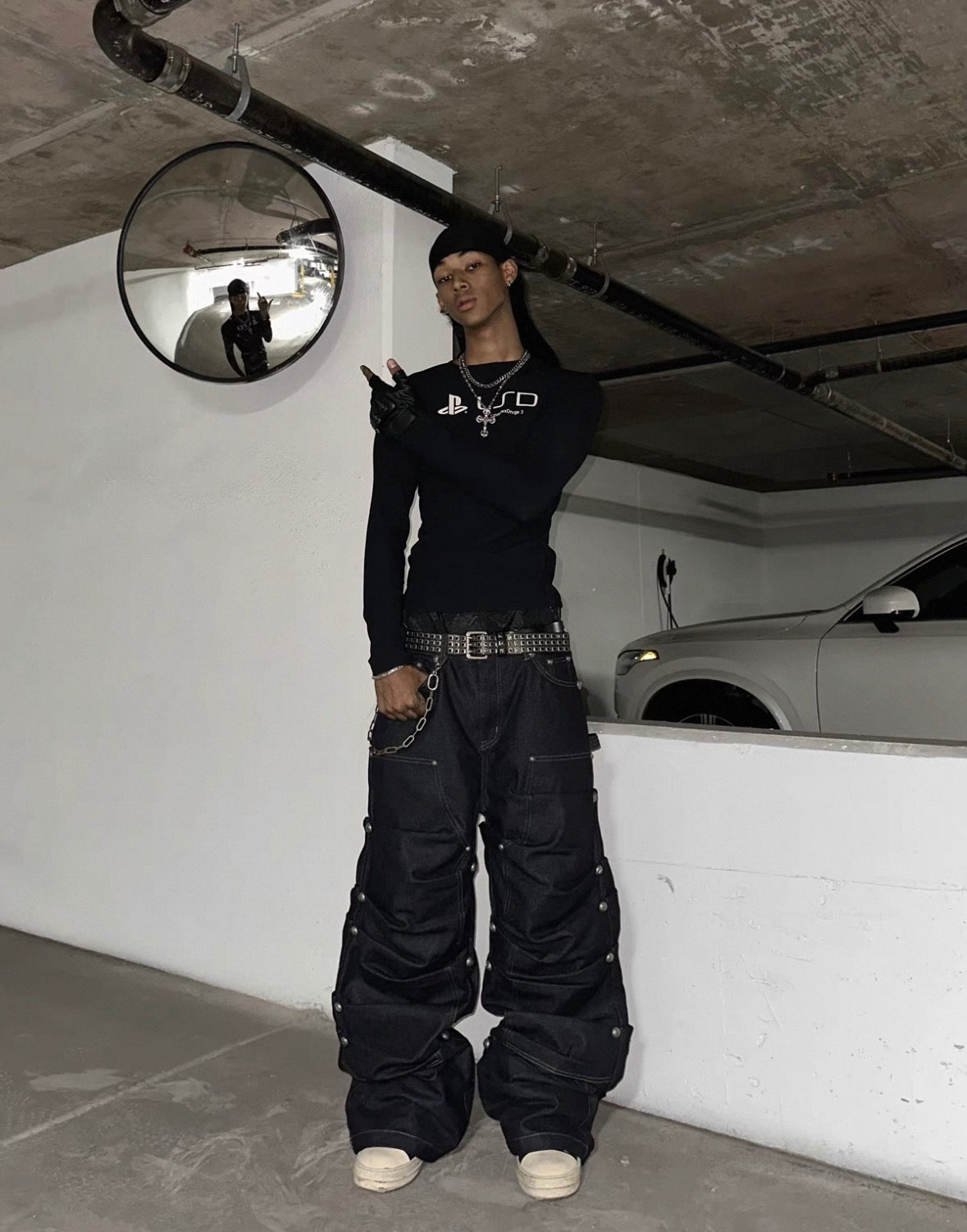 RYE CHASIN Studs Denim Pants