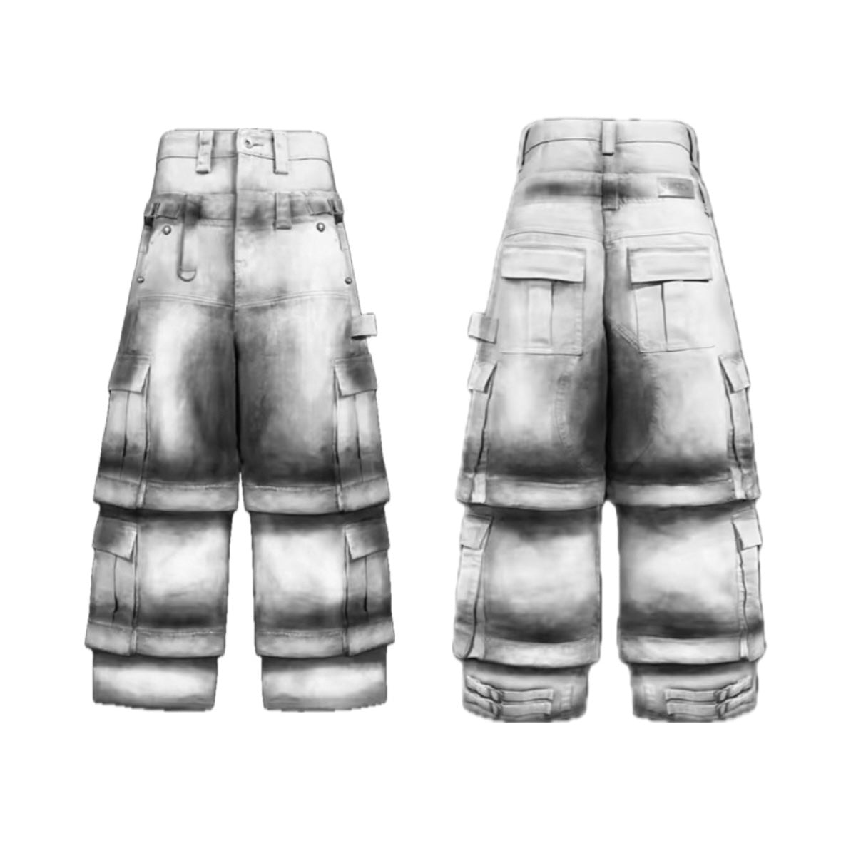 TECNINEGROUP Double Waist Pants