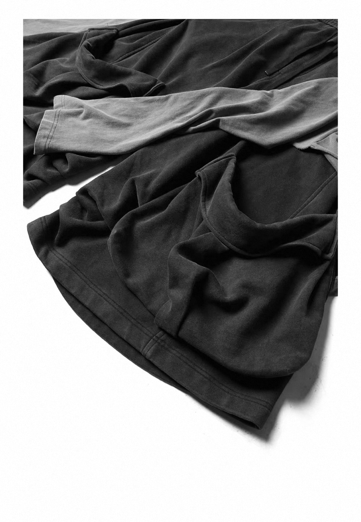 RELABEL Layered Long Half Pants