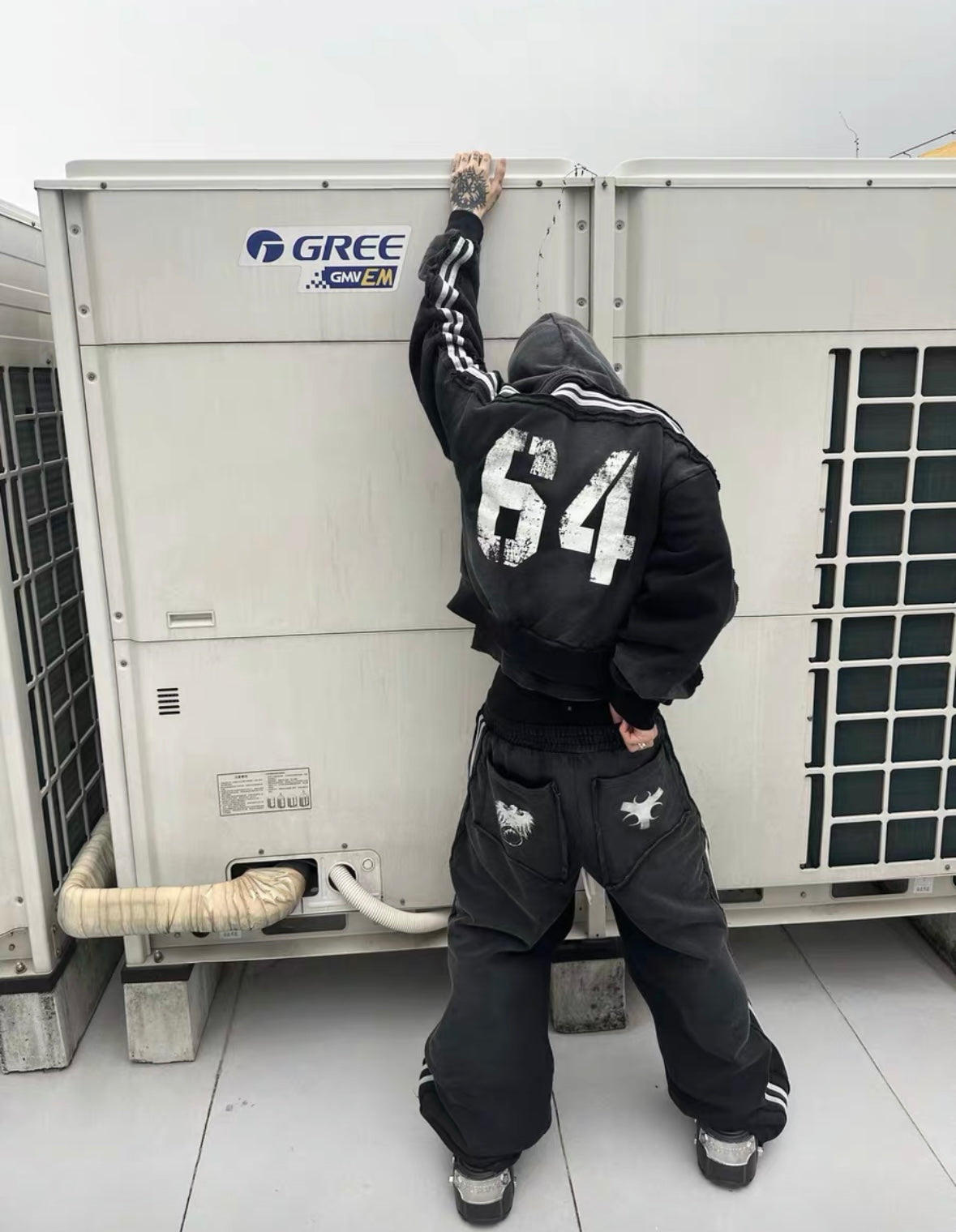 LOSECONTROLEDGE Hoodie&Pants Set Up