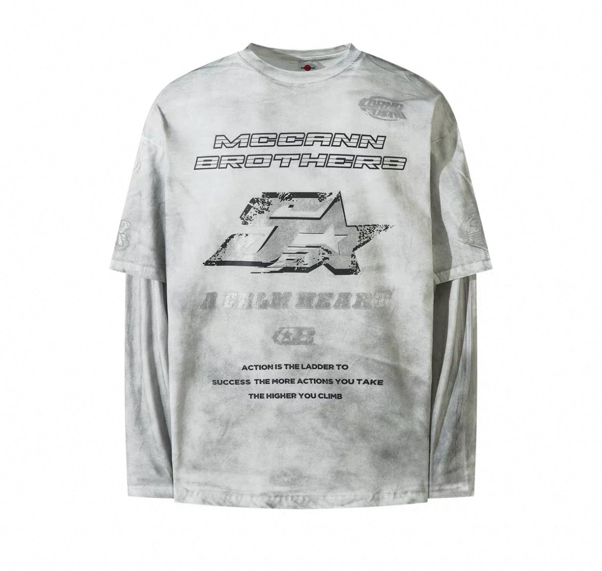 DARK FOG Layered shirt