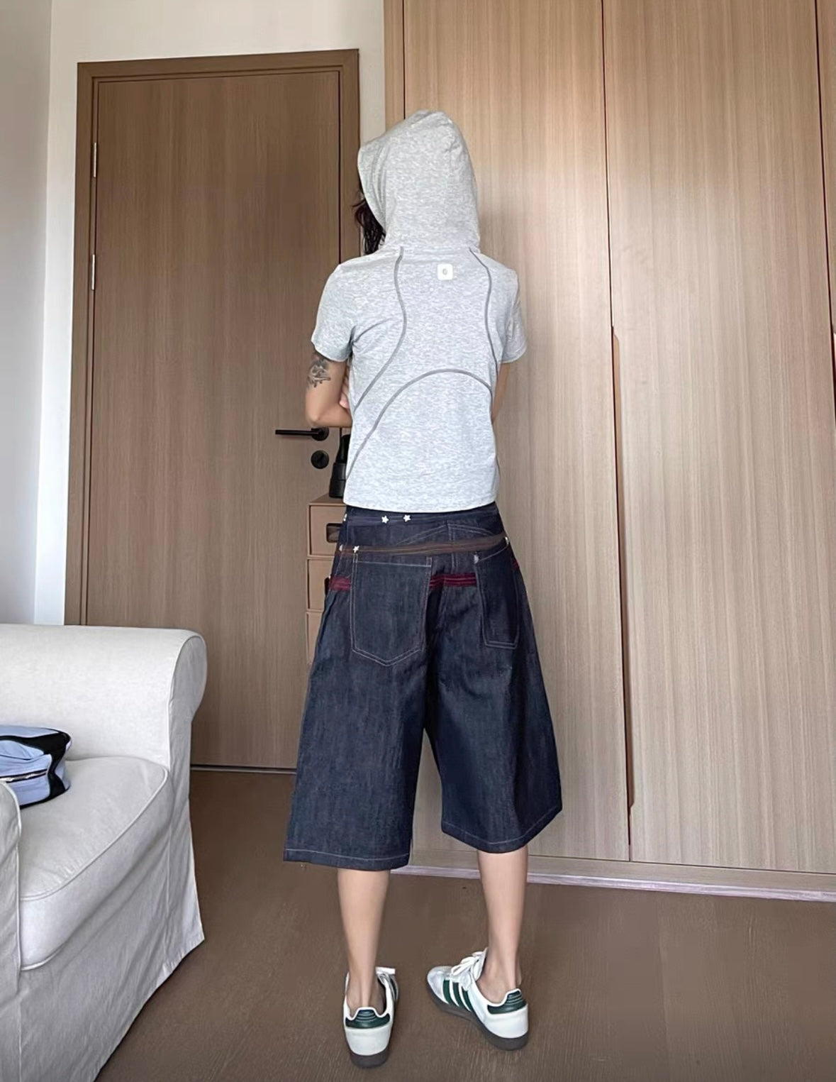 DND4DES Denim Half pants