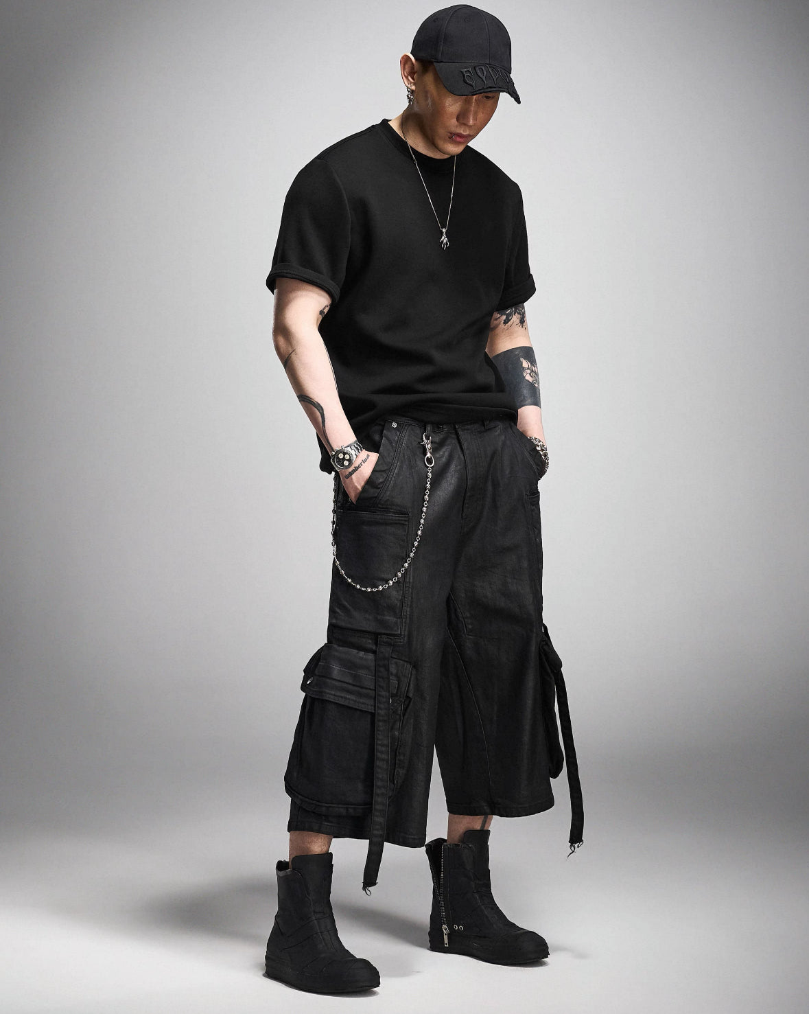 EODUP Long Half Pants