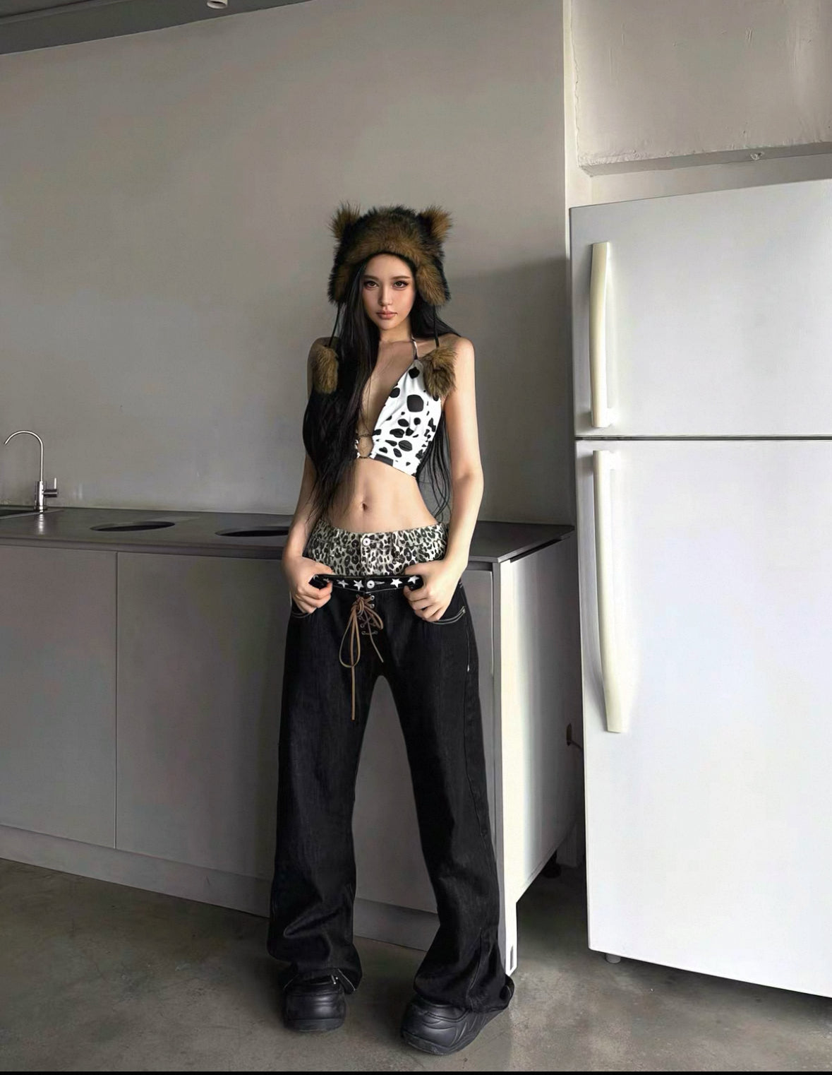DETW Double Waist Pants