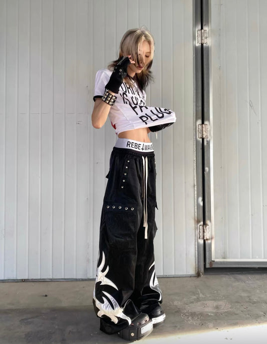 99CLUB Wax leather Pants