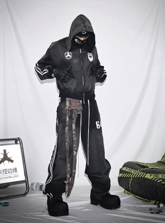LOSECONTROLEDGE Hoodie&Pants Set Up