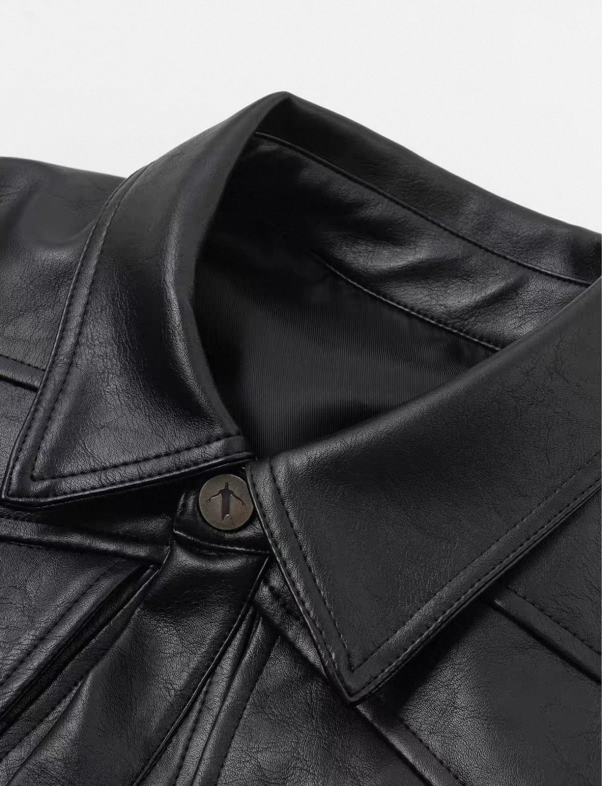SCD CROWD PU Leather Short Jacket