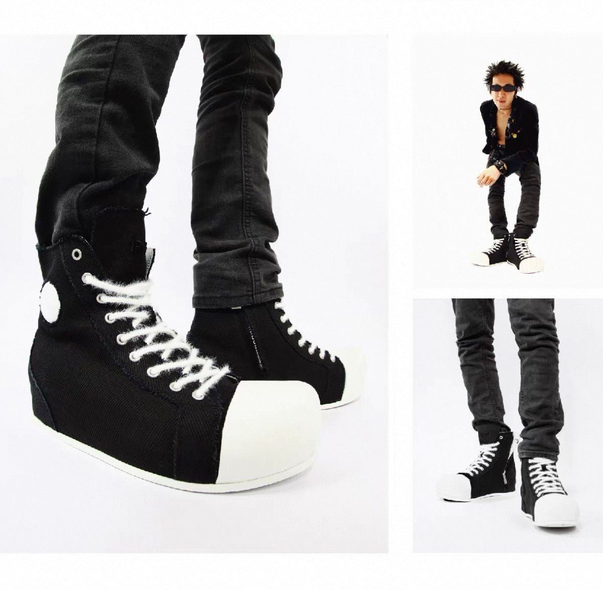 ROCKSTA×F.V.V.O High Cut Platform Shoes