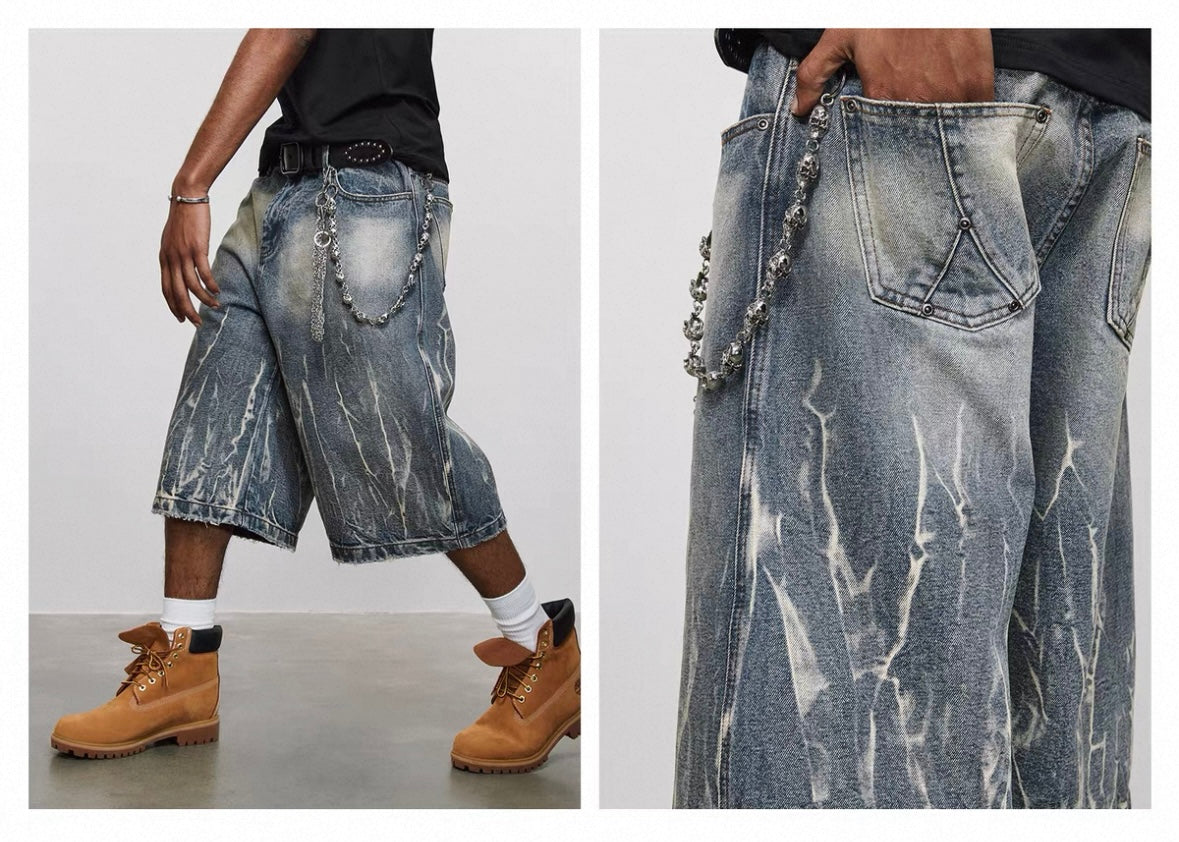 ANTIDOME WORLDWIDE Denim Half Pants