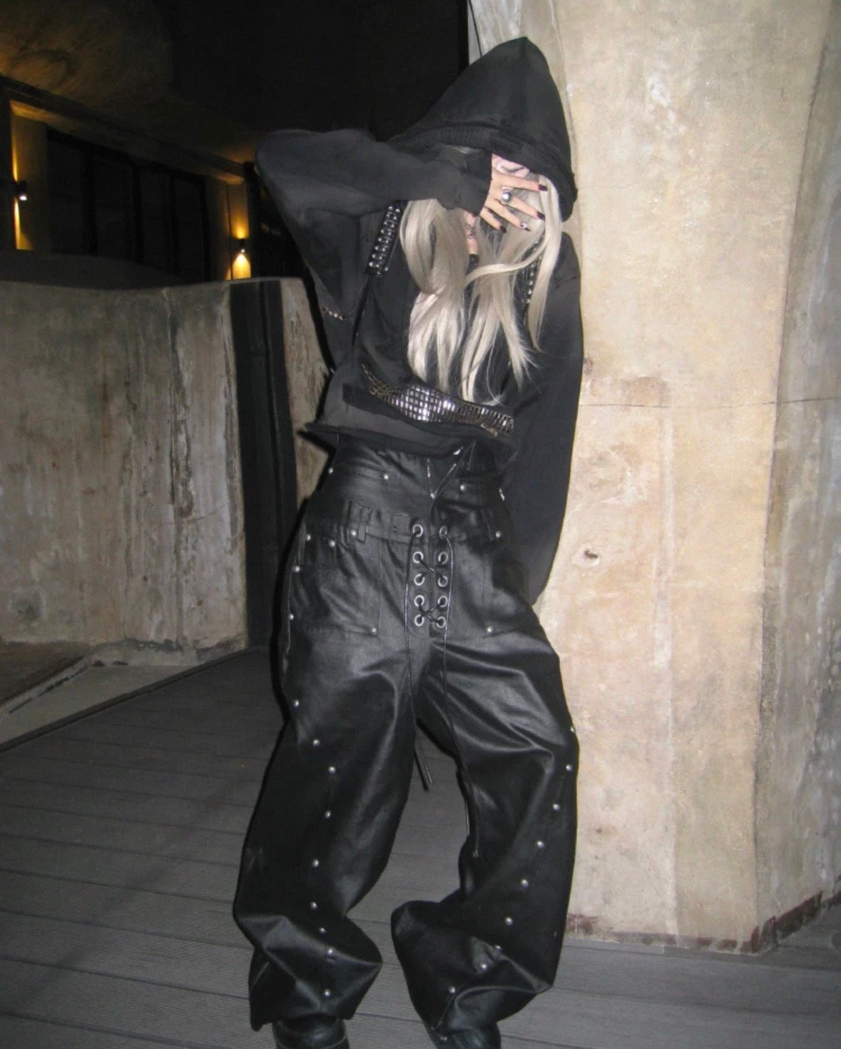 GOJOYJINNI Studs Crush Hoodie