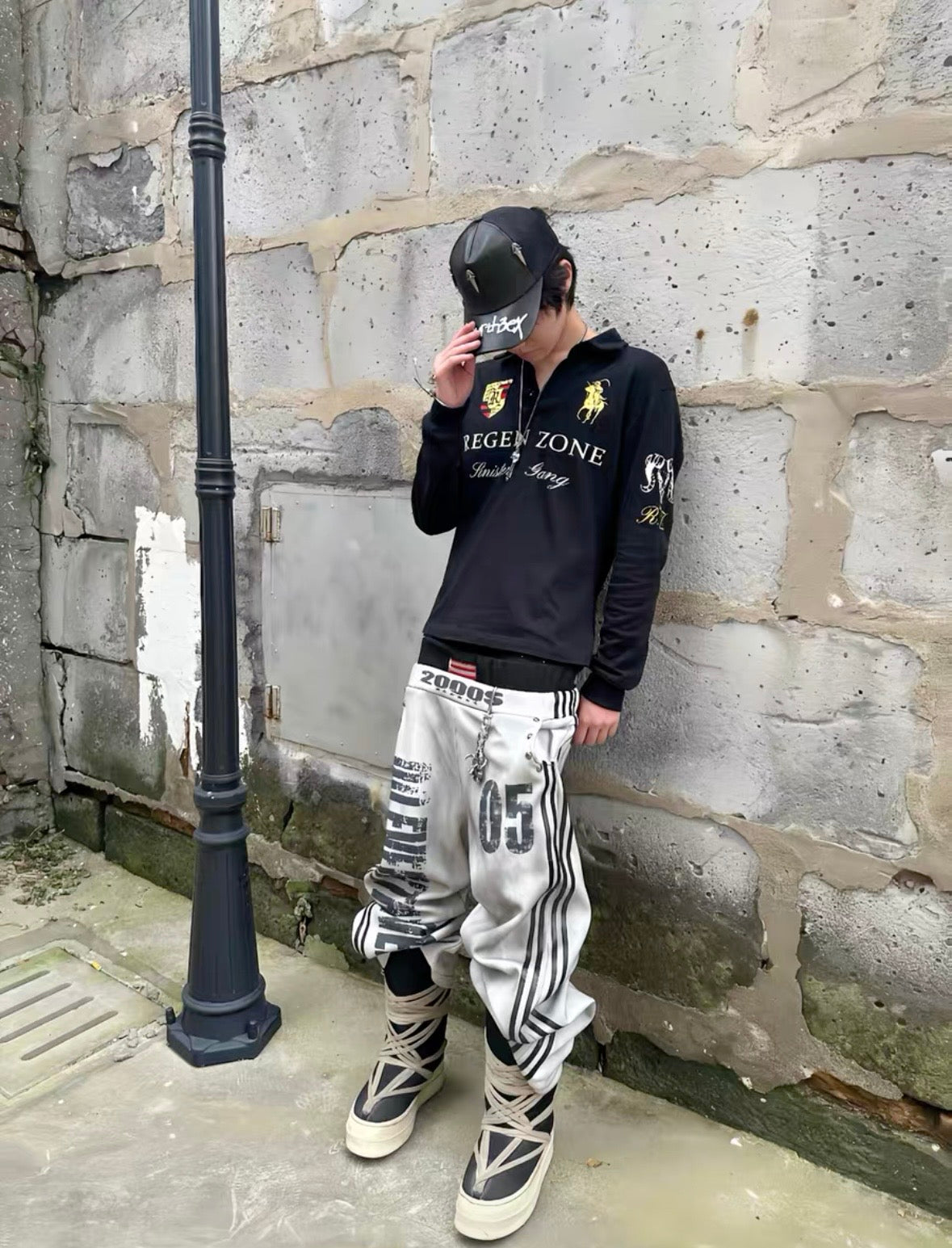 DETW Double Waist Line Pants