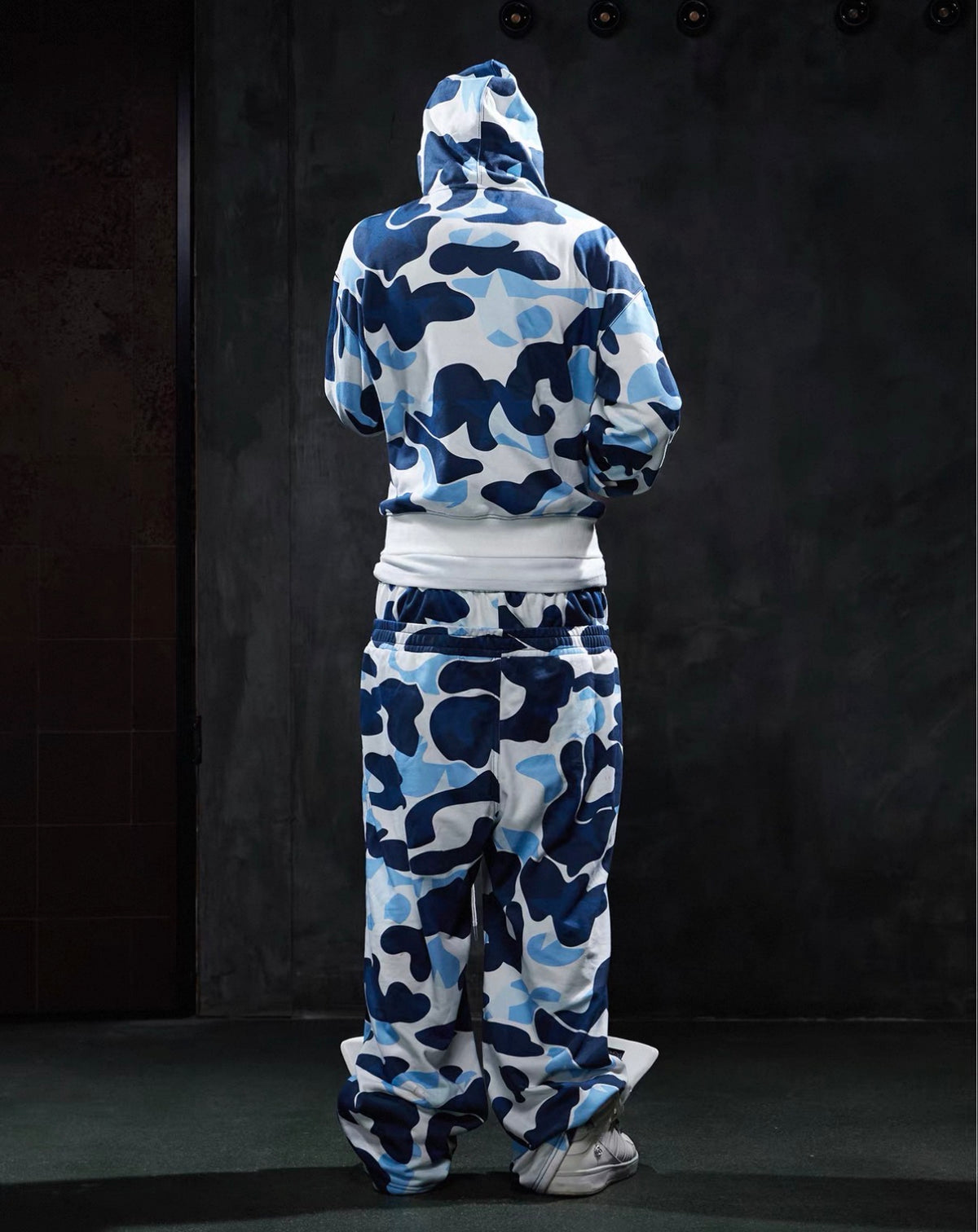 DND4DES Star Camo Hooded Zip-Up Jacket