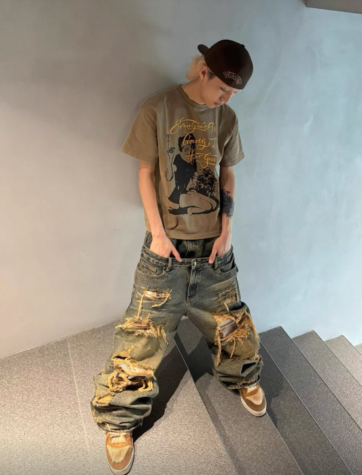 THEWET Double Waist Pants