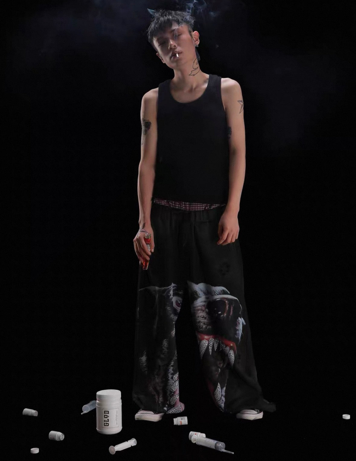 99CLUB Wash Sweat Pants