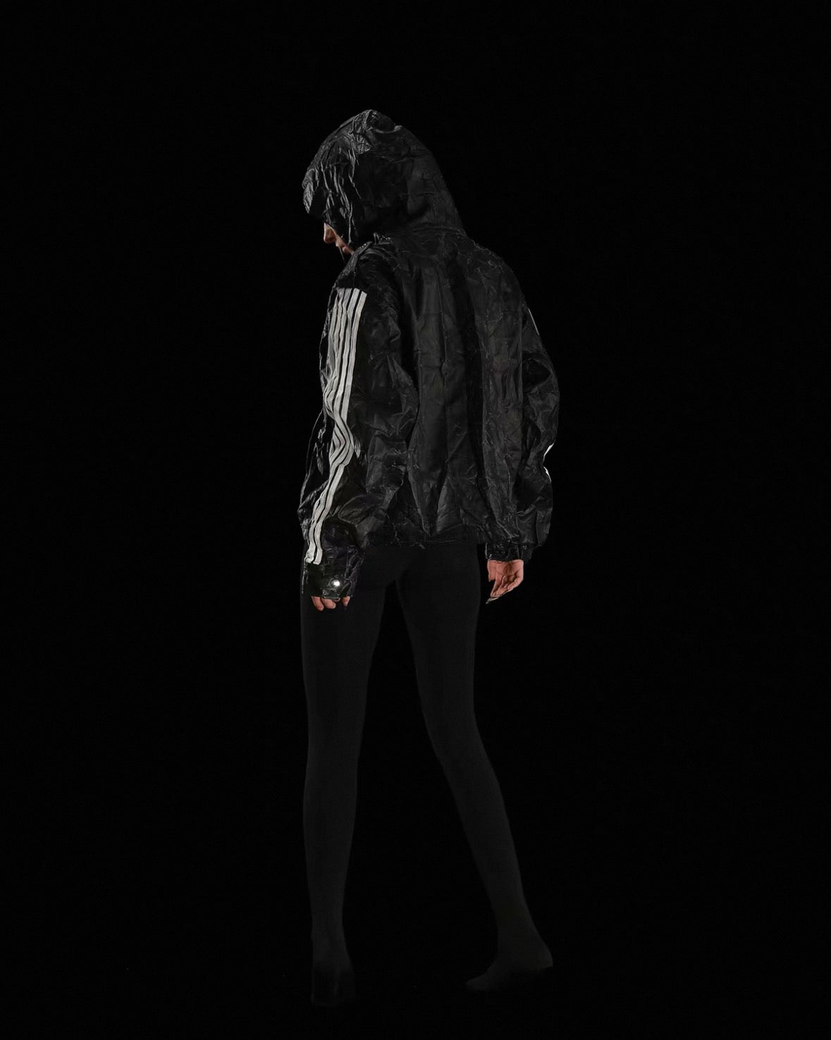 99CLUB PU Leather Line Jacket