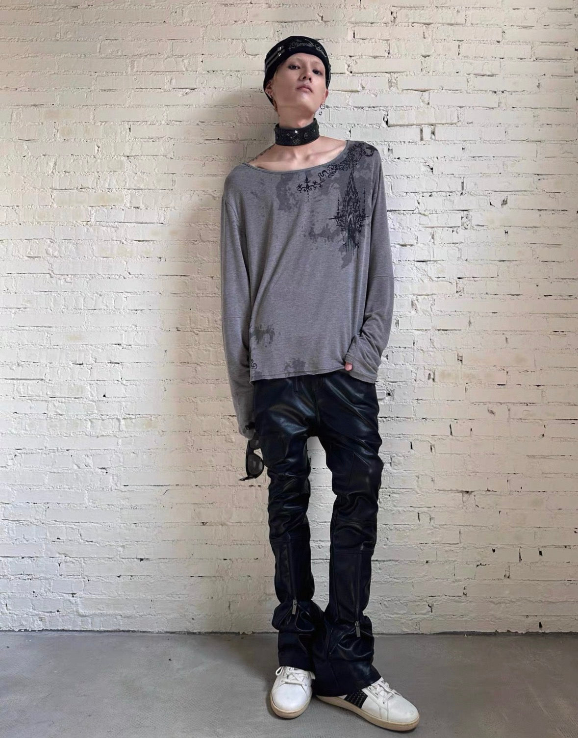 FROMTHEISLAND PU leather Pants