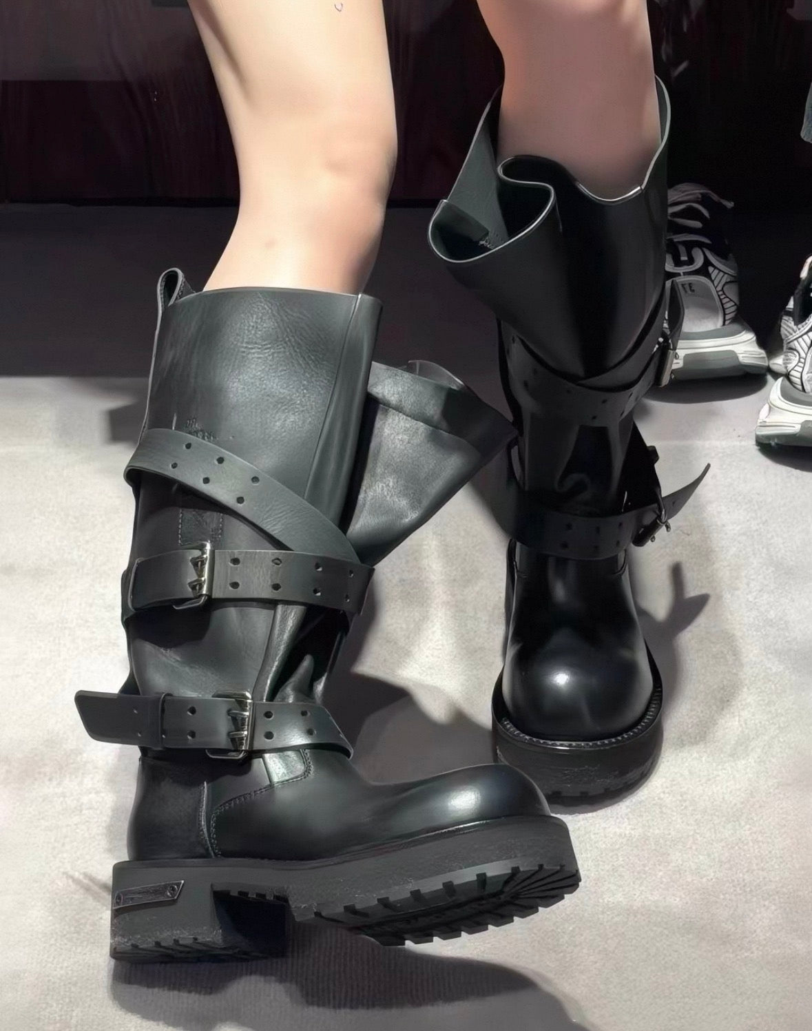 SELFISH SELECT PU Lether Long Boots