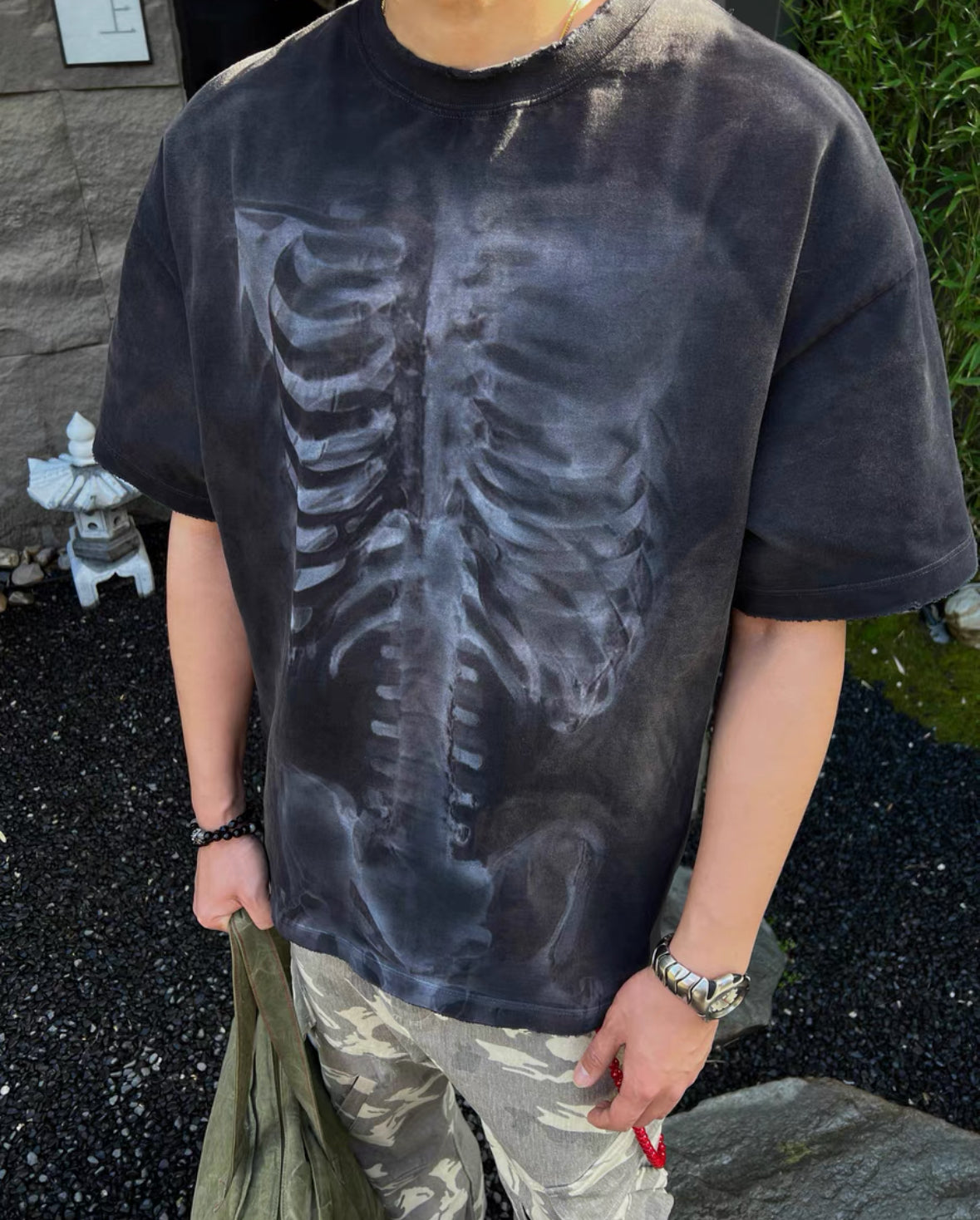 NIHILISH Skeleton Shirt