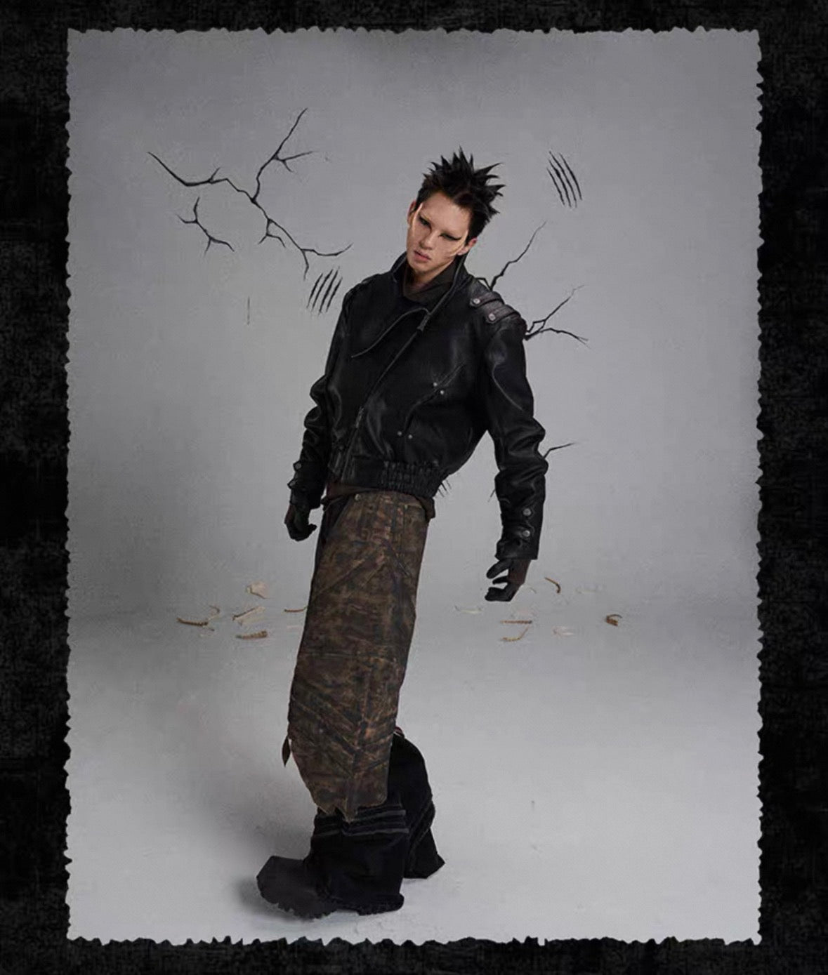 FLYERRER PU Leather Jacket