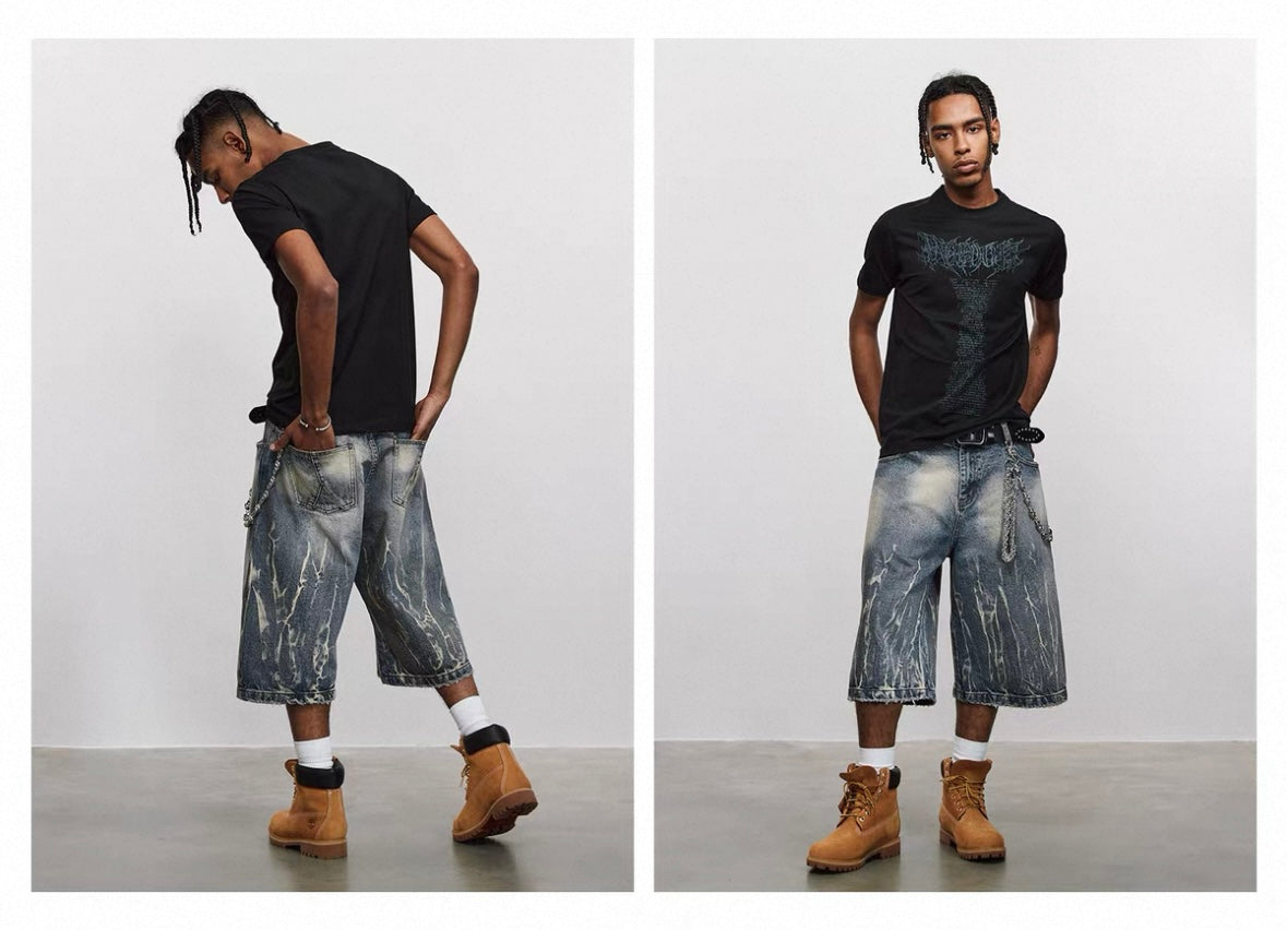 ANTIDOME WORLDWIDE Denim Half Pants