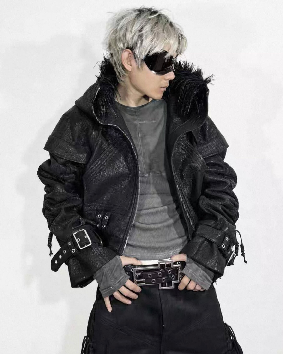 ATANOTHINGNESS Far Leather Jacket