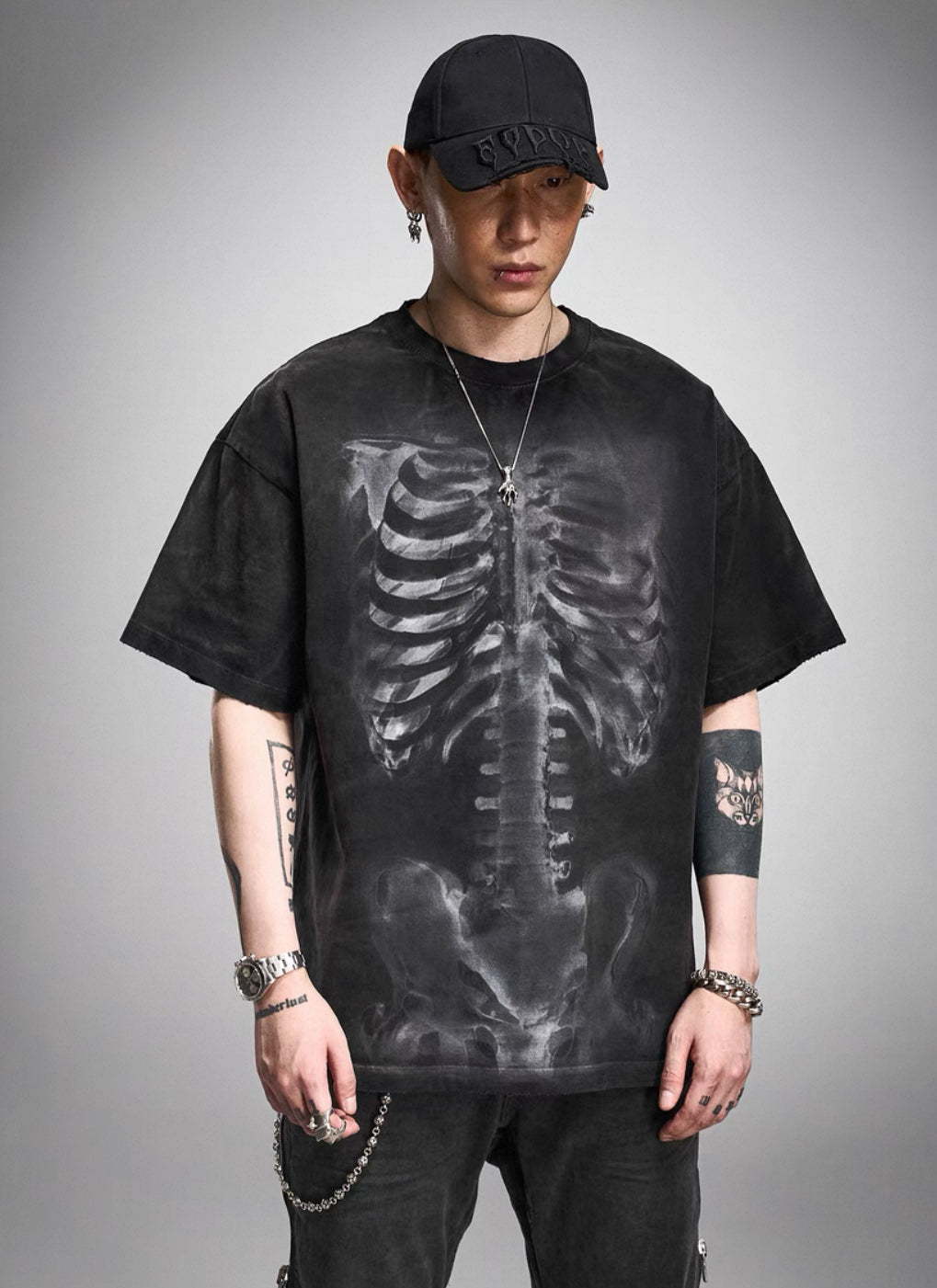NIHILISH Skeleton Shirt