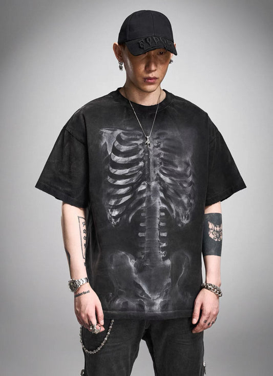 NIHILISH Skeleton Shirt