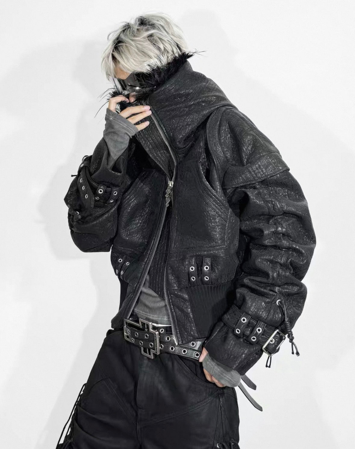 ATANOTHINGNESS Far Leather Jacket