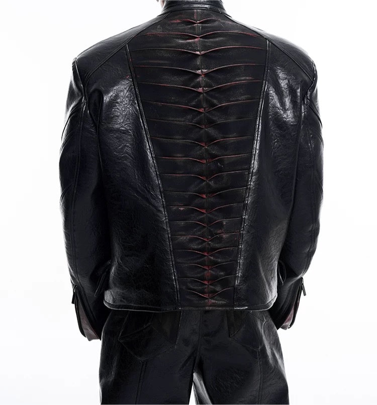 STARTEXCEEDEND PU Leather jacket