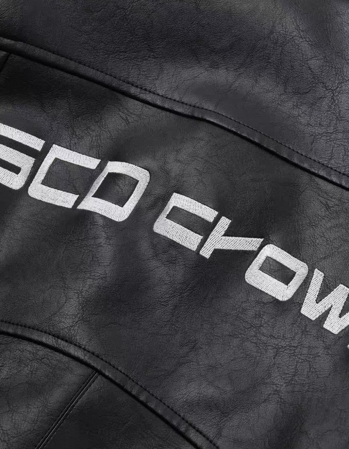 SCD CROWD PU Leather Short Jacket