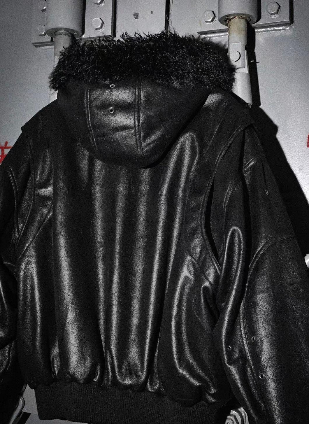 LOSECONTROLEDGE Reversible Bomber Jacket