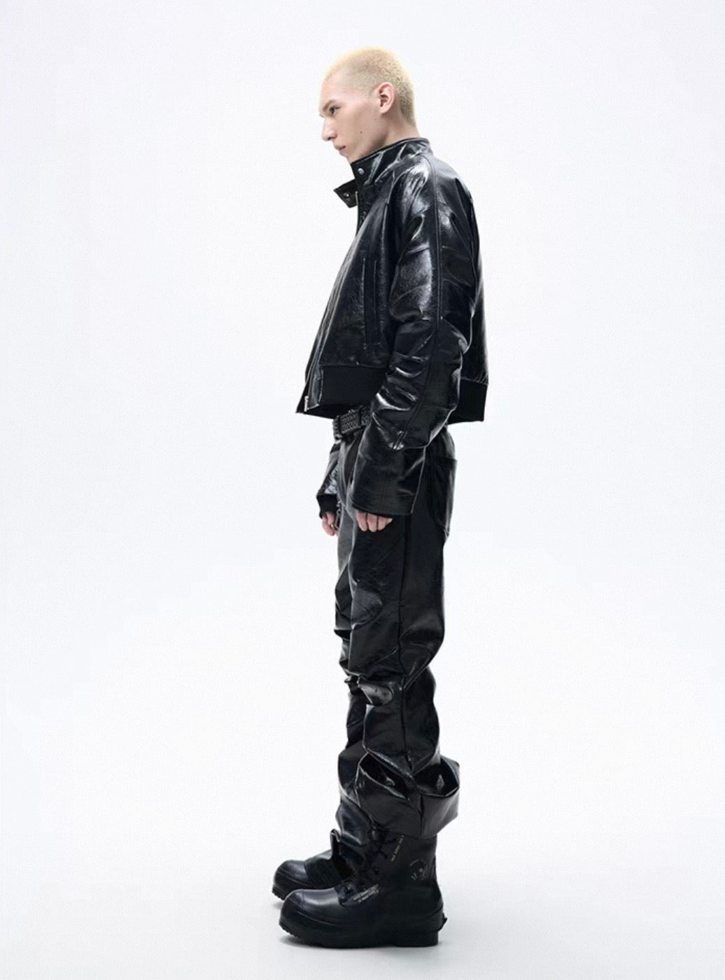 FRKM SCD PU Leather Short Jacket