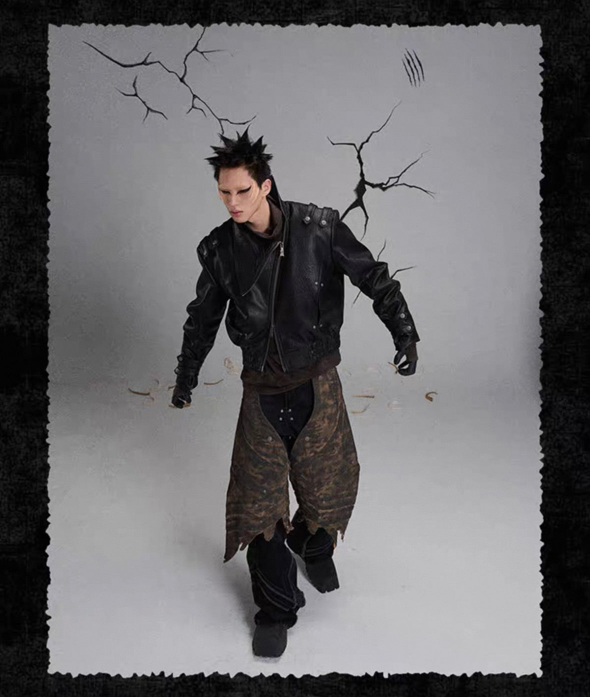 FLYERRER PU Leather Jacket