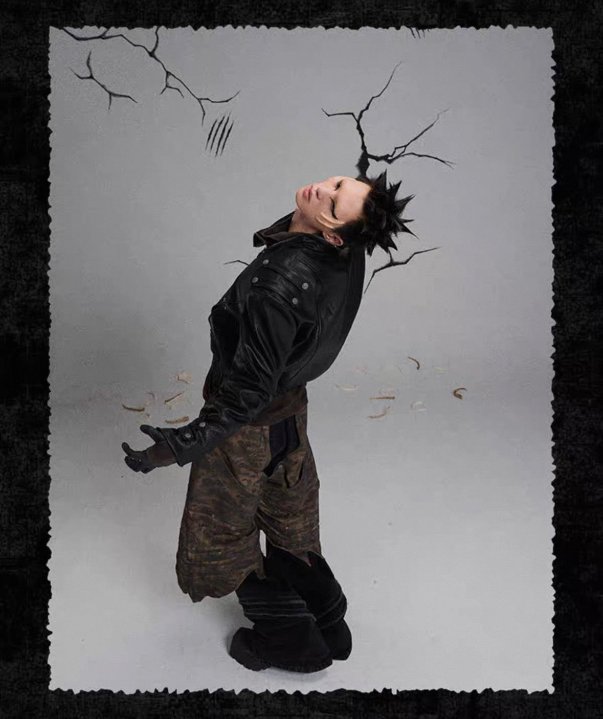 FLYERRER PU Leather Jacket