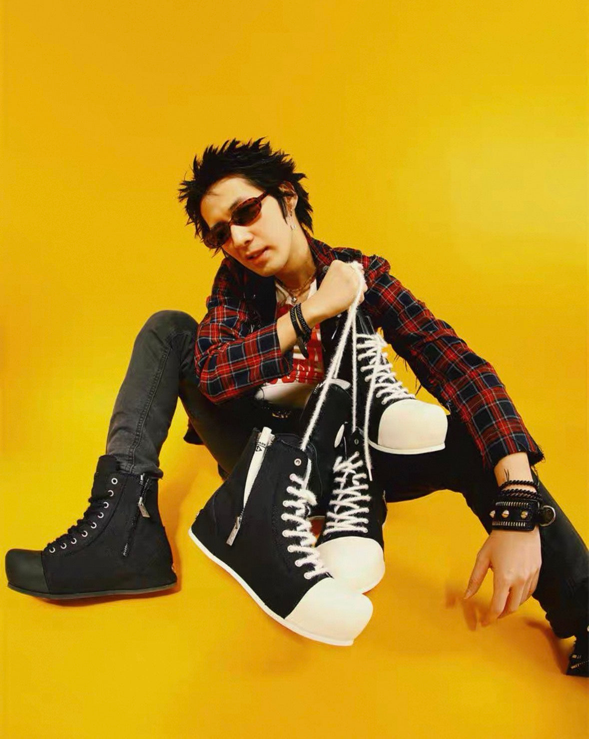 ROCKSTA×F.V.V.O High Cut Platform Shoes