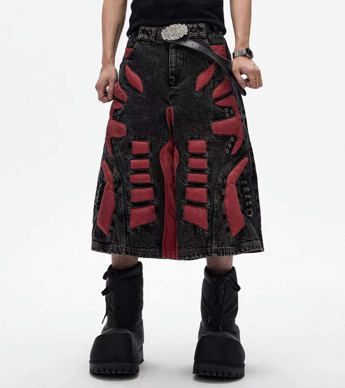 STARTEXCEEDEND Long Half Pants