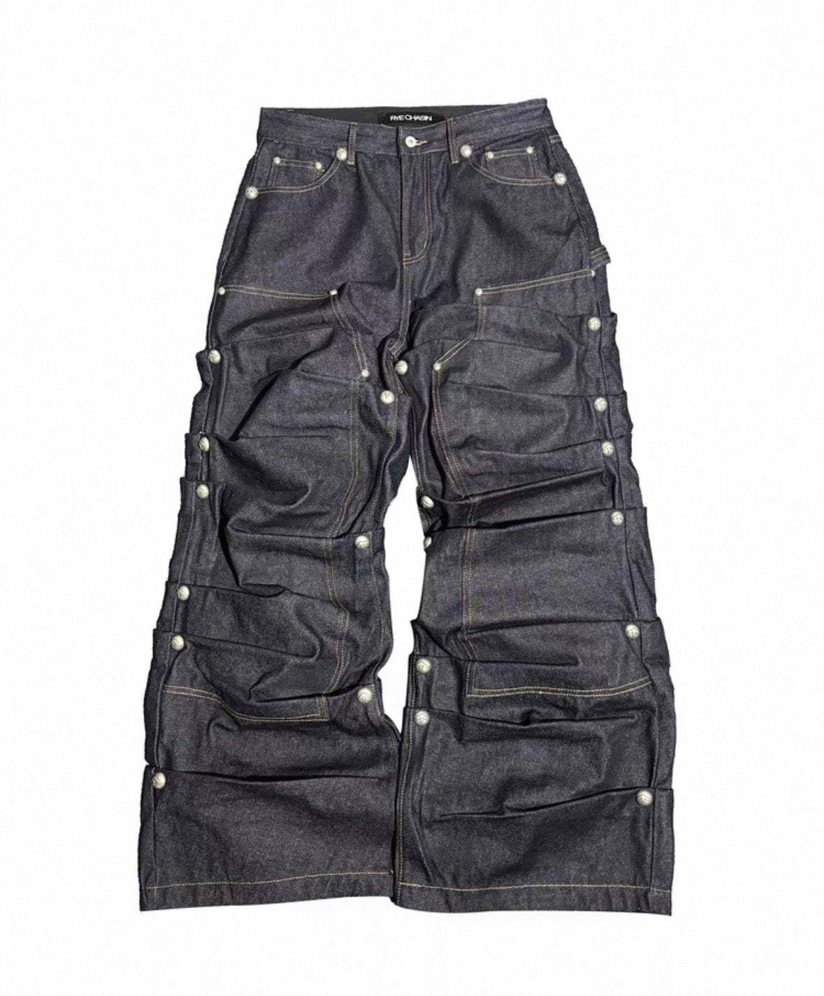 RYE CHASIN Studs Denim Pants – SELFISH