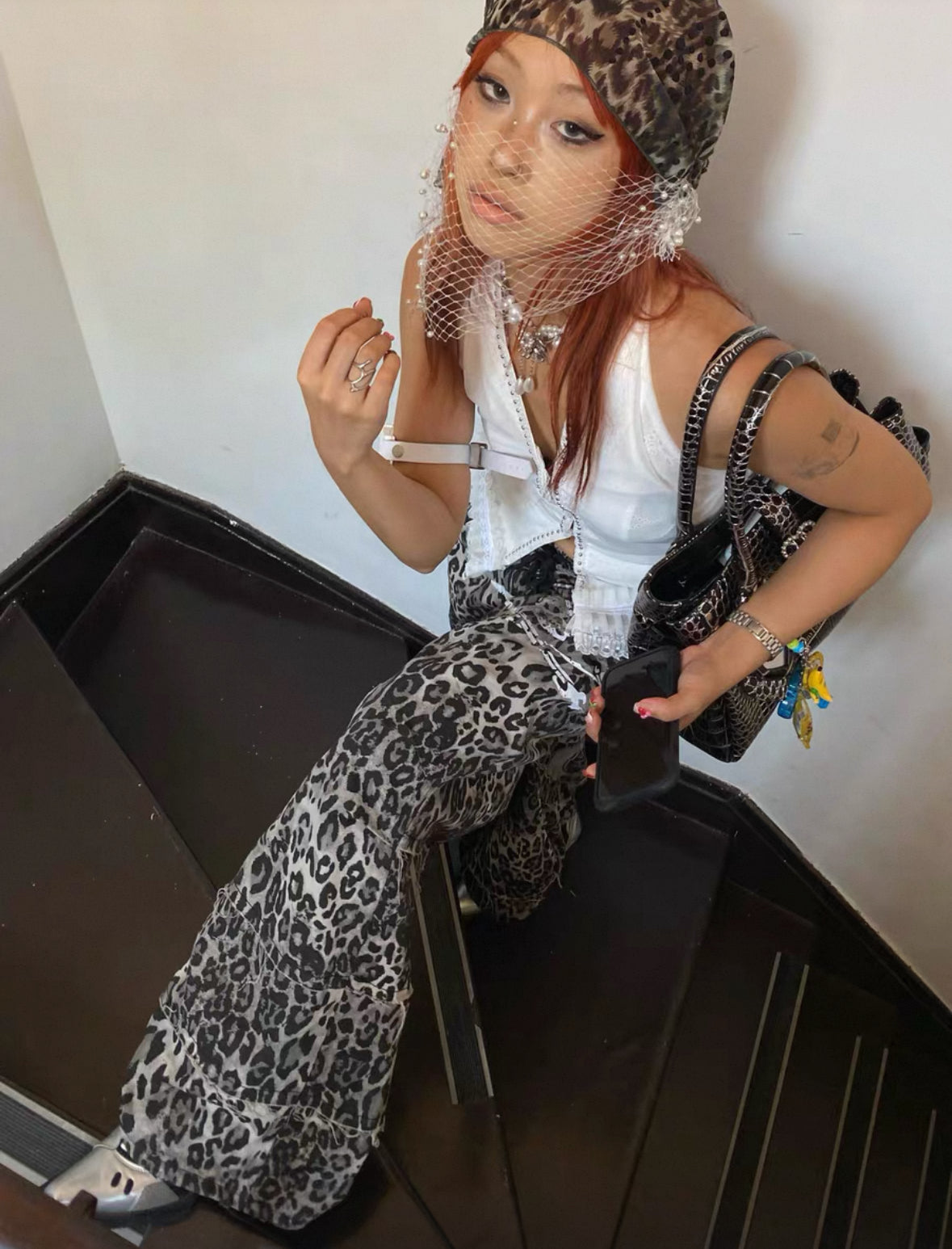 NIGHTLAB Leopard Pants