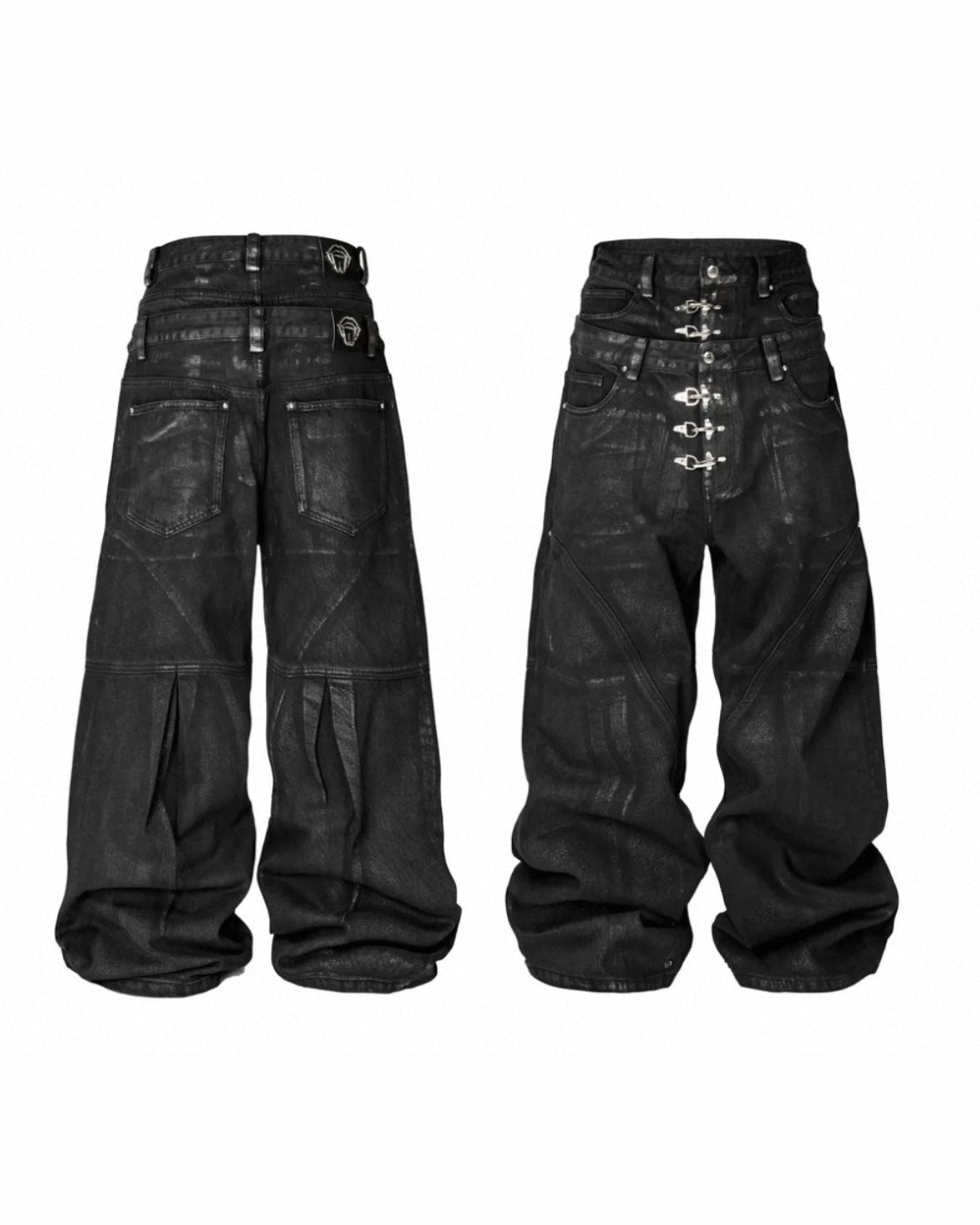 THEWET Double Waist Pants