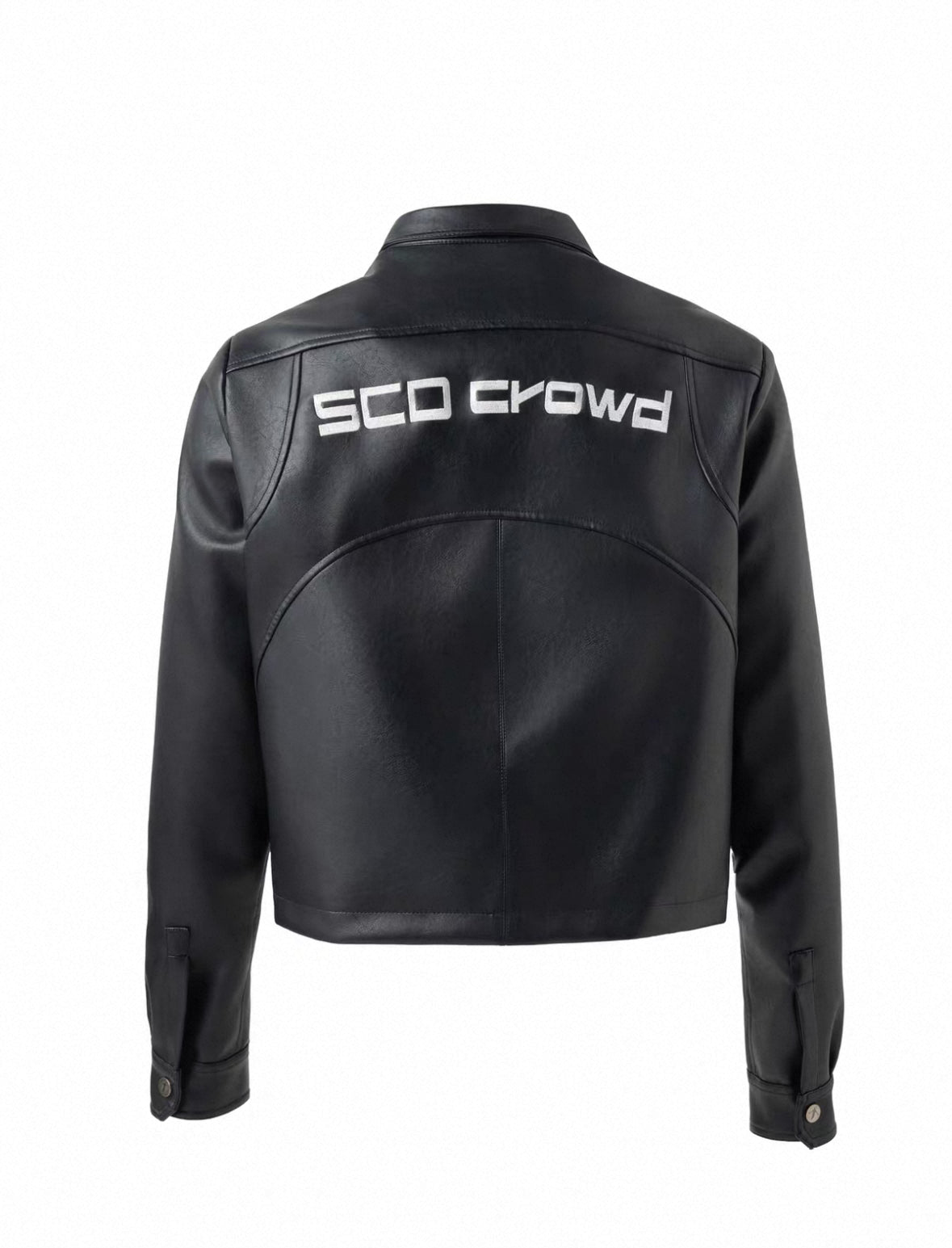 SCD CROWD PU Leather Short Jacket