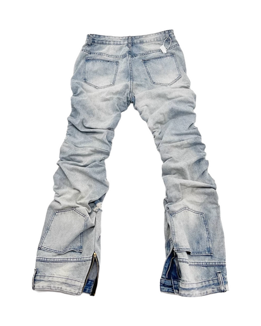 CAT TABBY Double Waist Skinny Pants