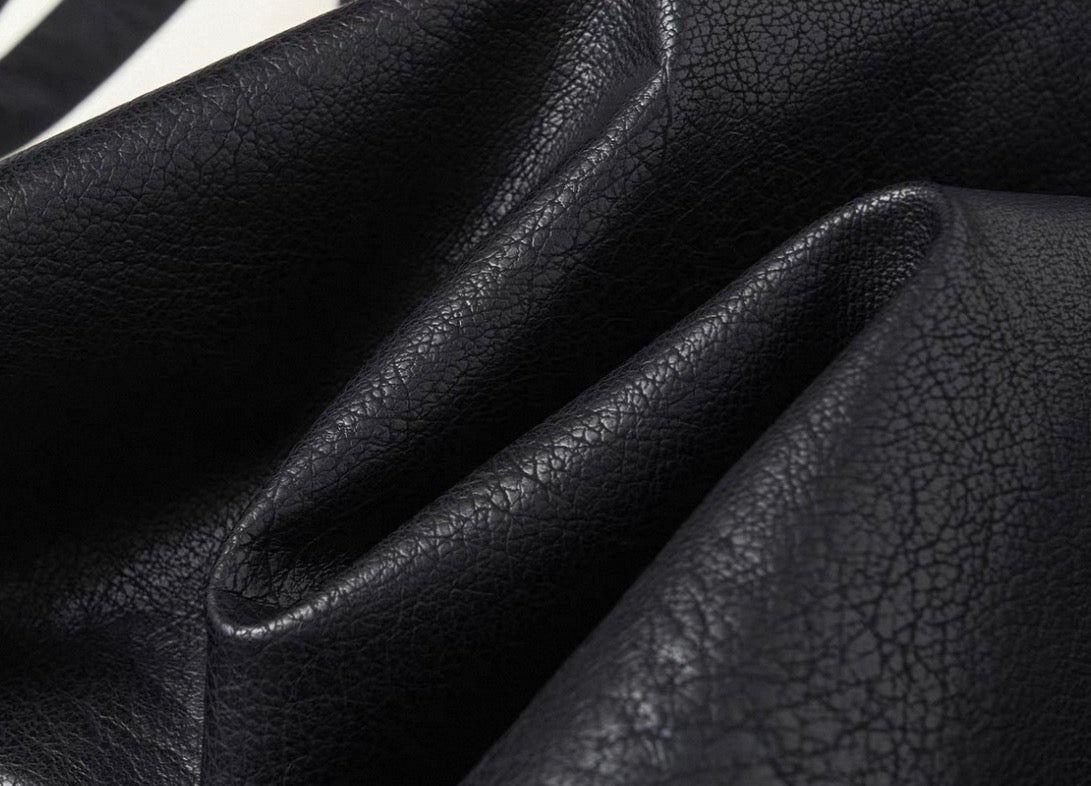 SGWCULT PU Leather Bomber Jacket