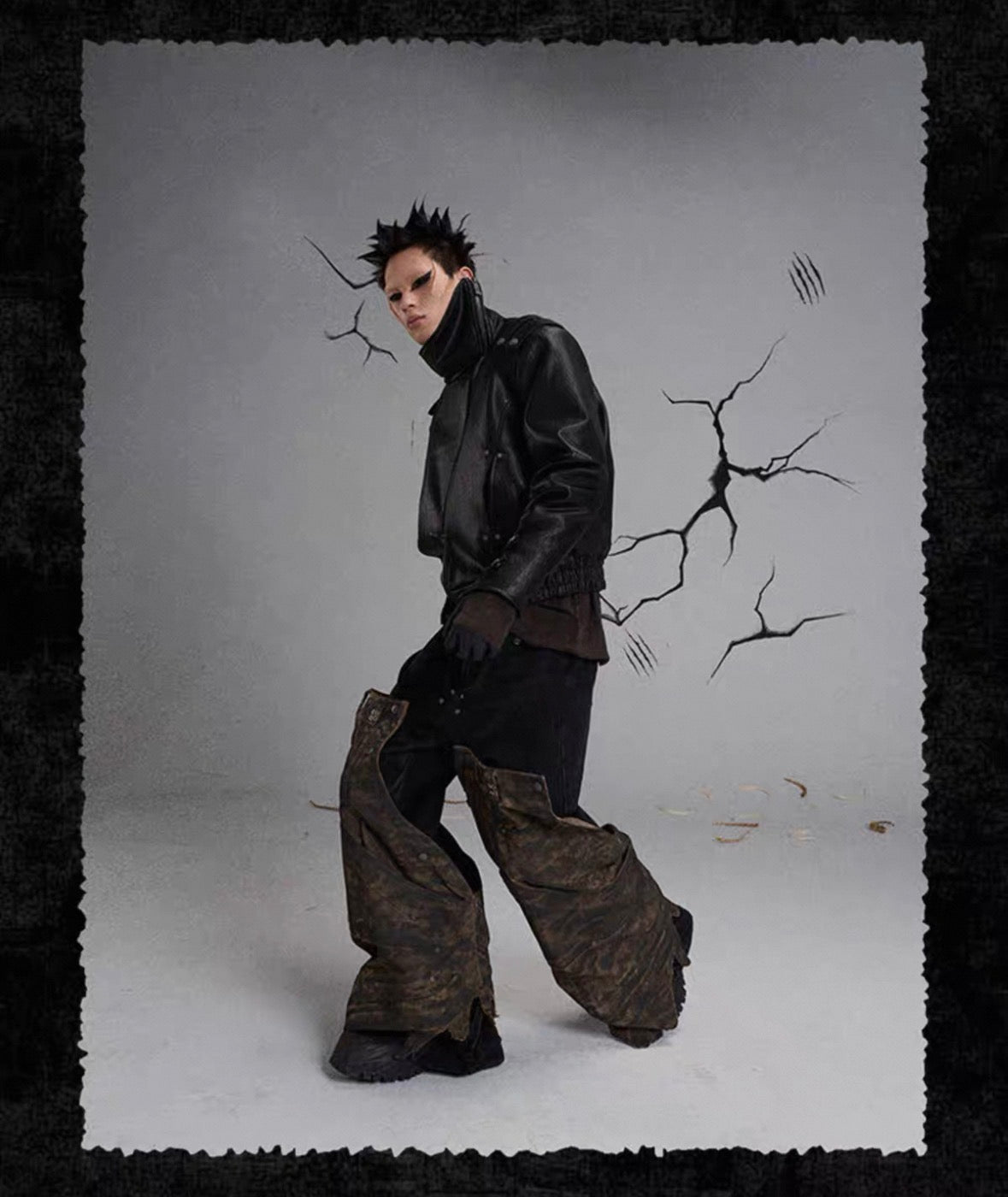 FLYERRER PU Leather Jacket