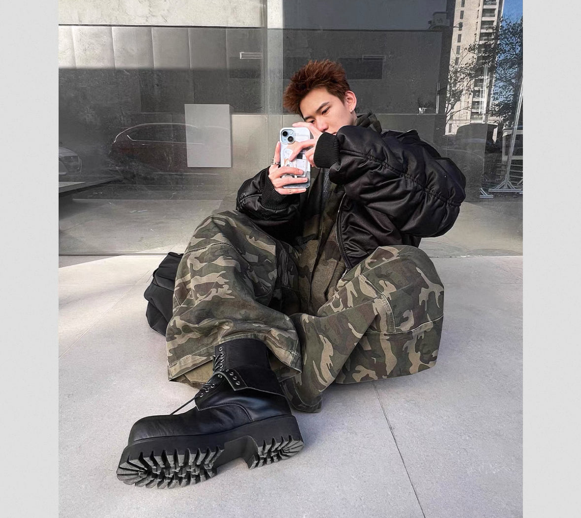 HANQIAORJI Platform Boots